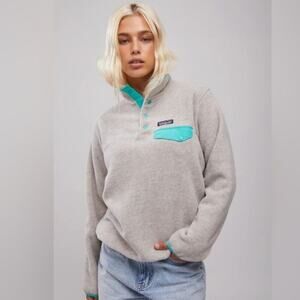 PATAGONIA Lightweight Synchilla Snap-T Pullover Fleece Jacket Womens XS 25455